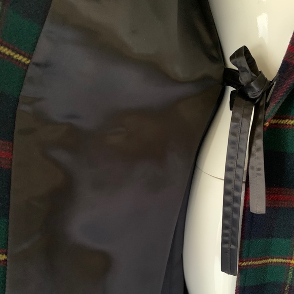 Pendleton Wool Belted Plaid Coat Vintage - Picture 5 of 8